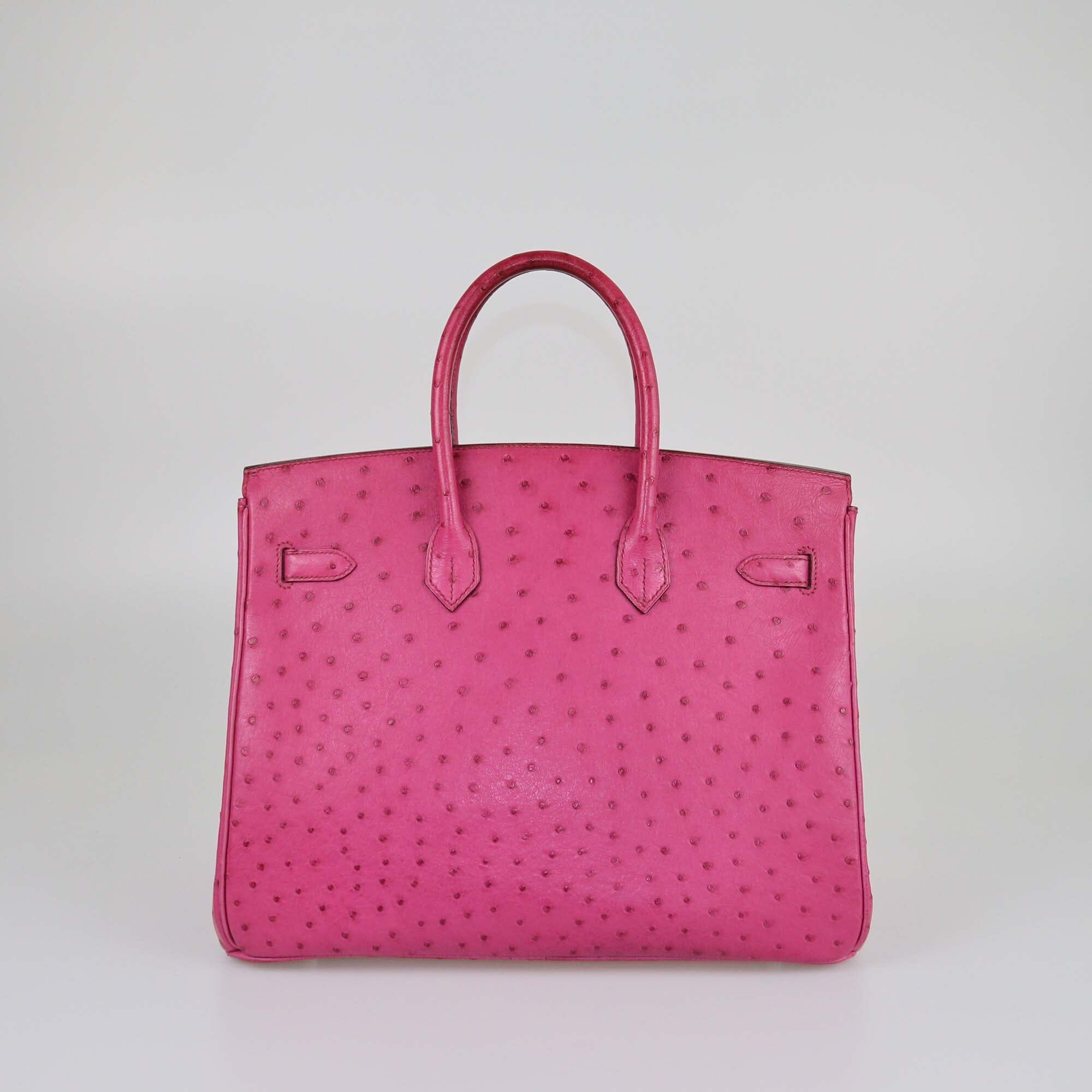 Hermes Fuchsia Birkin 35 Bag PHW Womens Hermes 