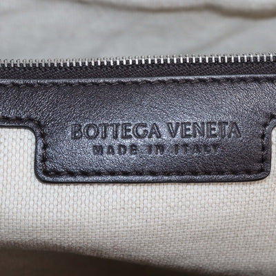 Bottega Veneta Cacao Brown Intrecciato Leather Medium Duffle Bag