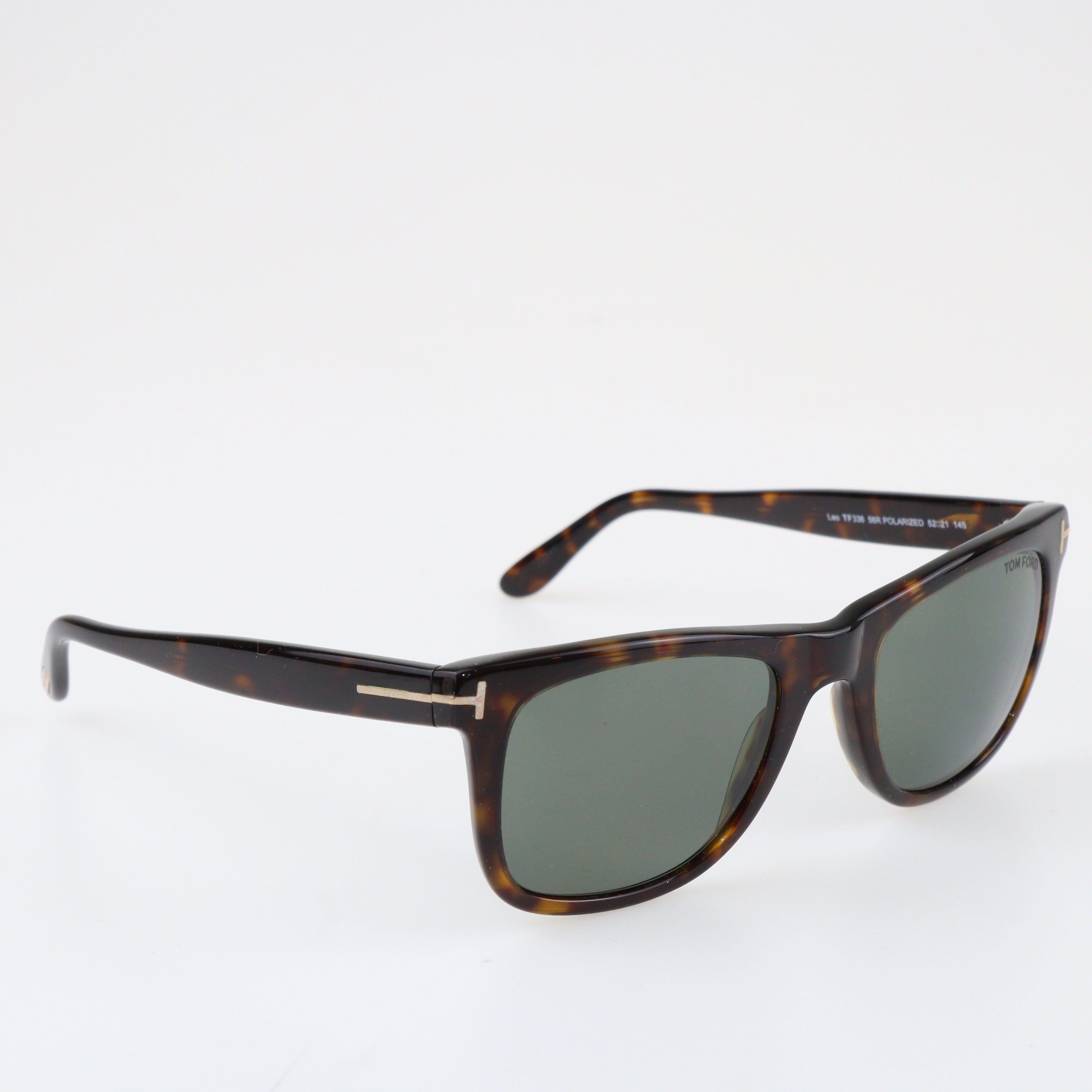 Black/Brown Leo TF336 Square Sunglasses Acce Tom Ford 