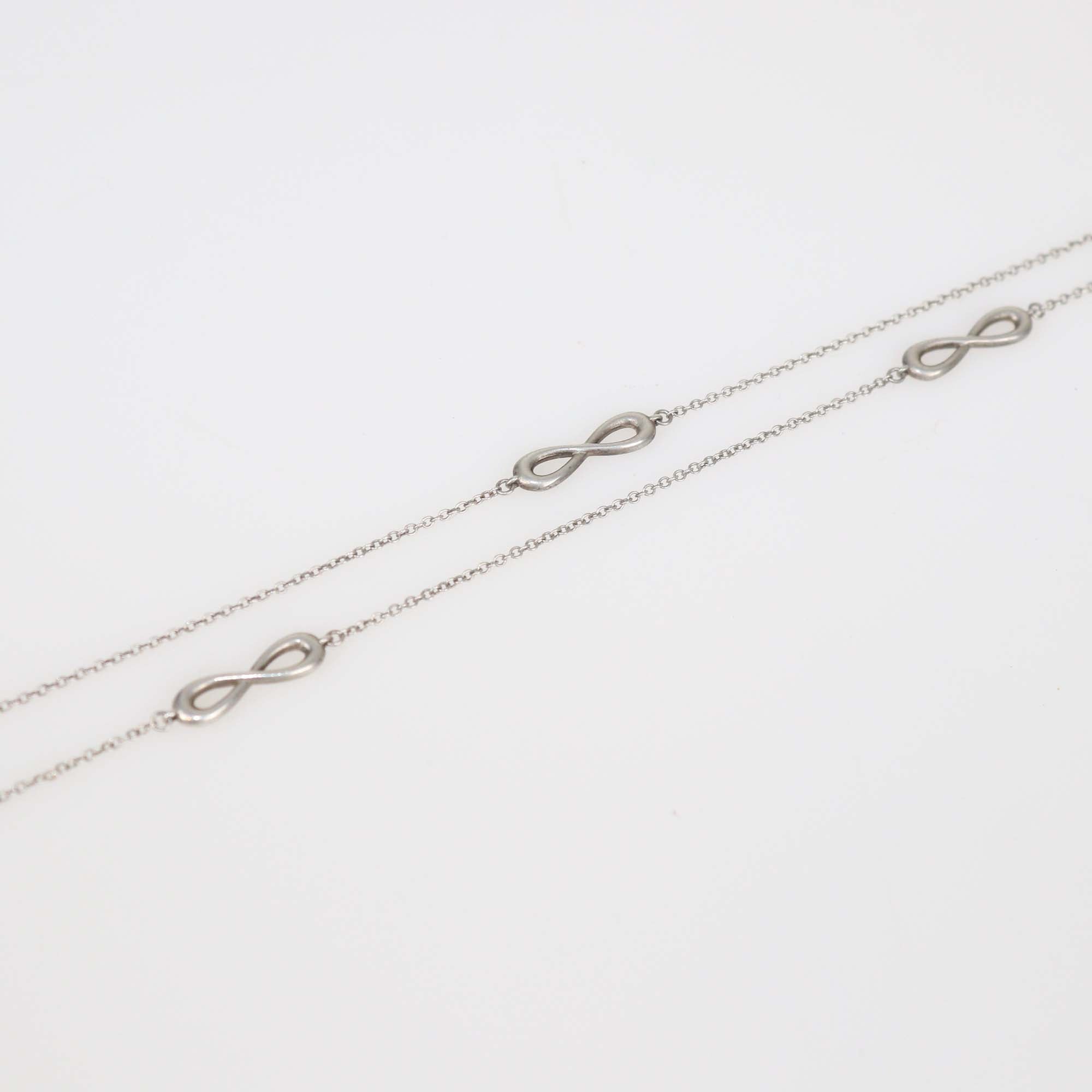 Tiffany & Co. Sterling Silver Endless Infinity Necklace