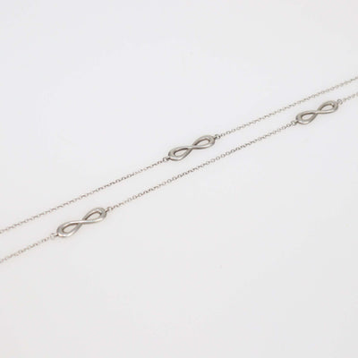 Tiffany & Co. Sterling Silver Endless Infinity Necklace