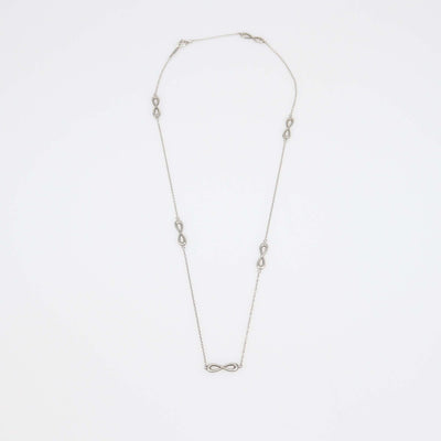 Tiffany & Co. Sterling Silver Endless Infinity Necklace
