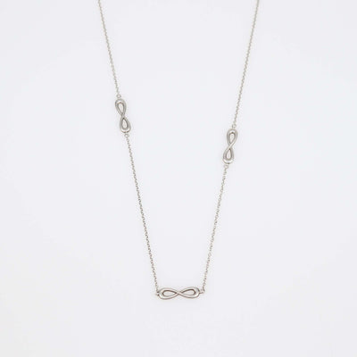 Tiffany & Co. Sterling Silver Endless Infinity Necklace