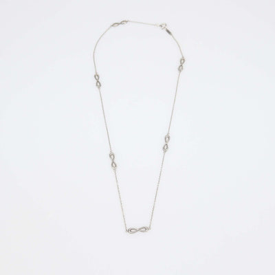 Tiffany & Co. Sterling Silver Endless Infinity Necklace