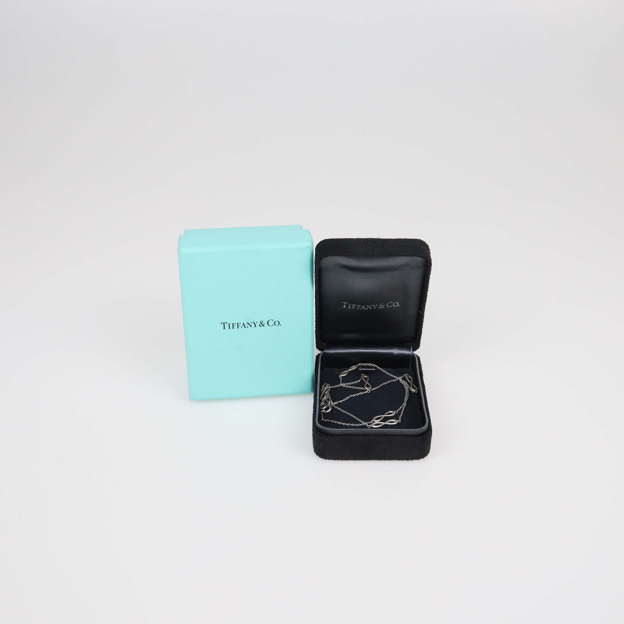 Tiffany & Co. Sterling Silver Endless Infinity Necklace