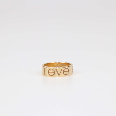 Cartier Love 18K Rose Gold Band Ring Size 48