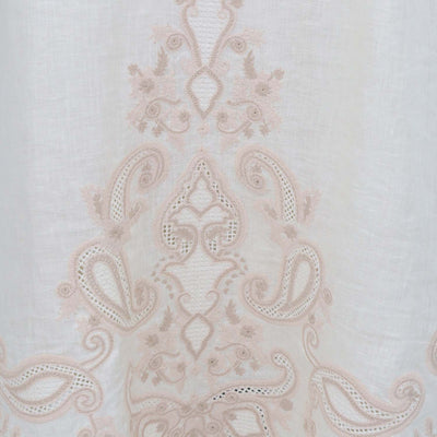 Zimmermann Beige Linen Estelle Paisley Long Dress