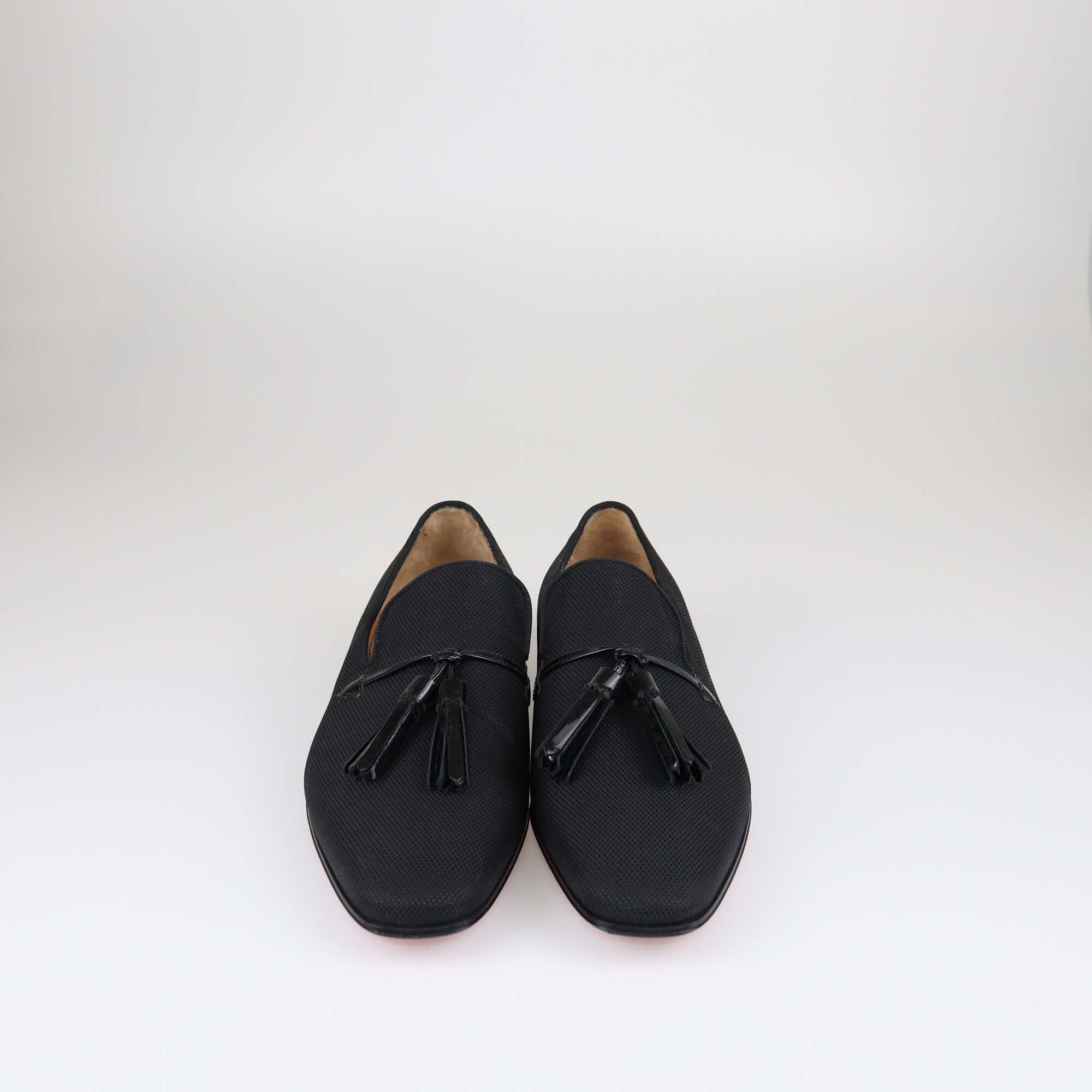 Christian Louboutin Black Dandelion Tassel Loafers Shoes Christian Louboutin 