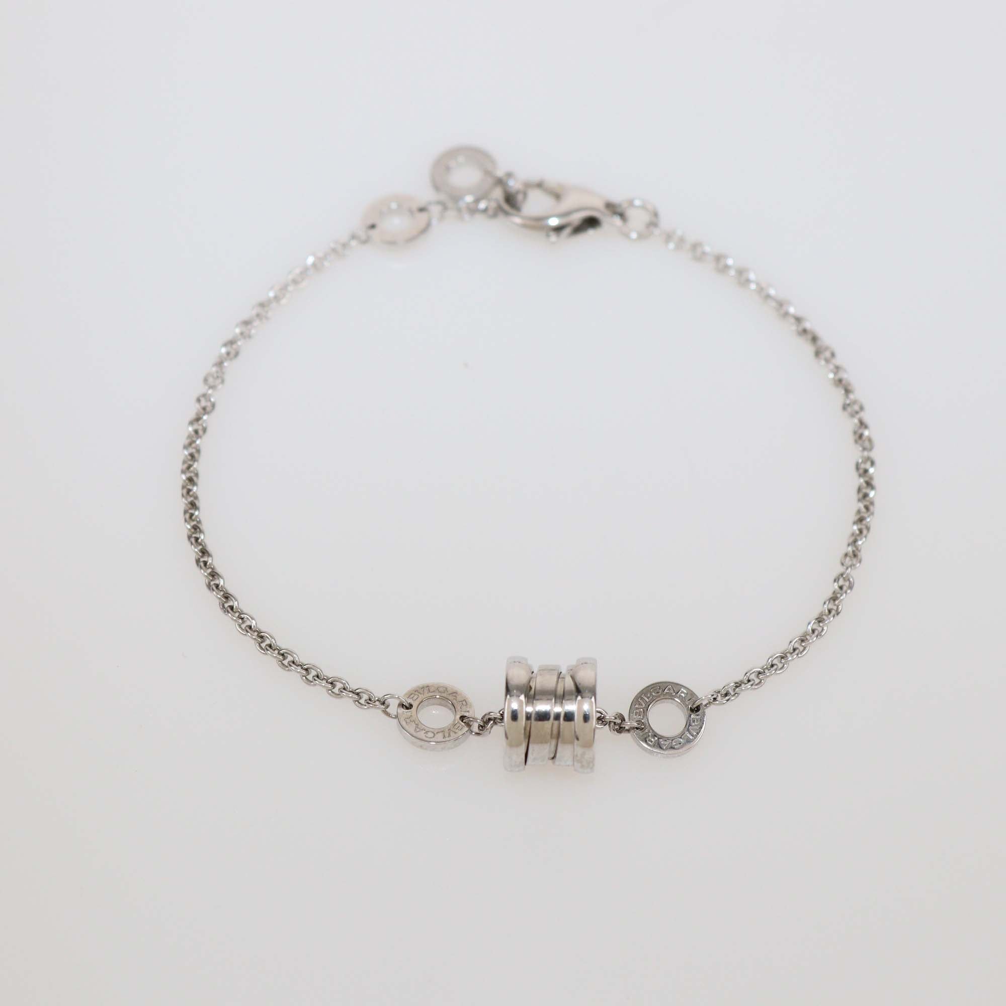 Bvlgari 18K White Gold B.Zero1 Bracelet
