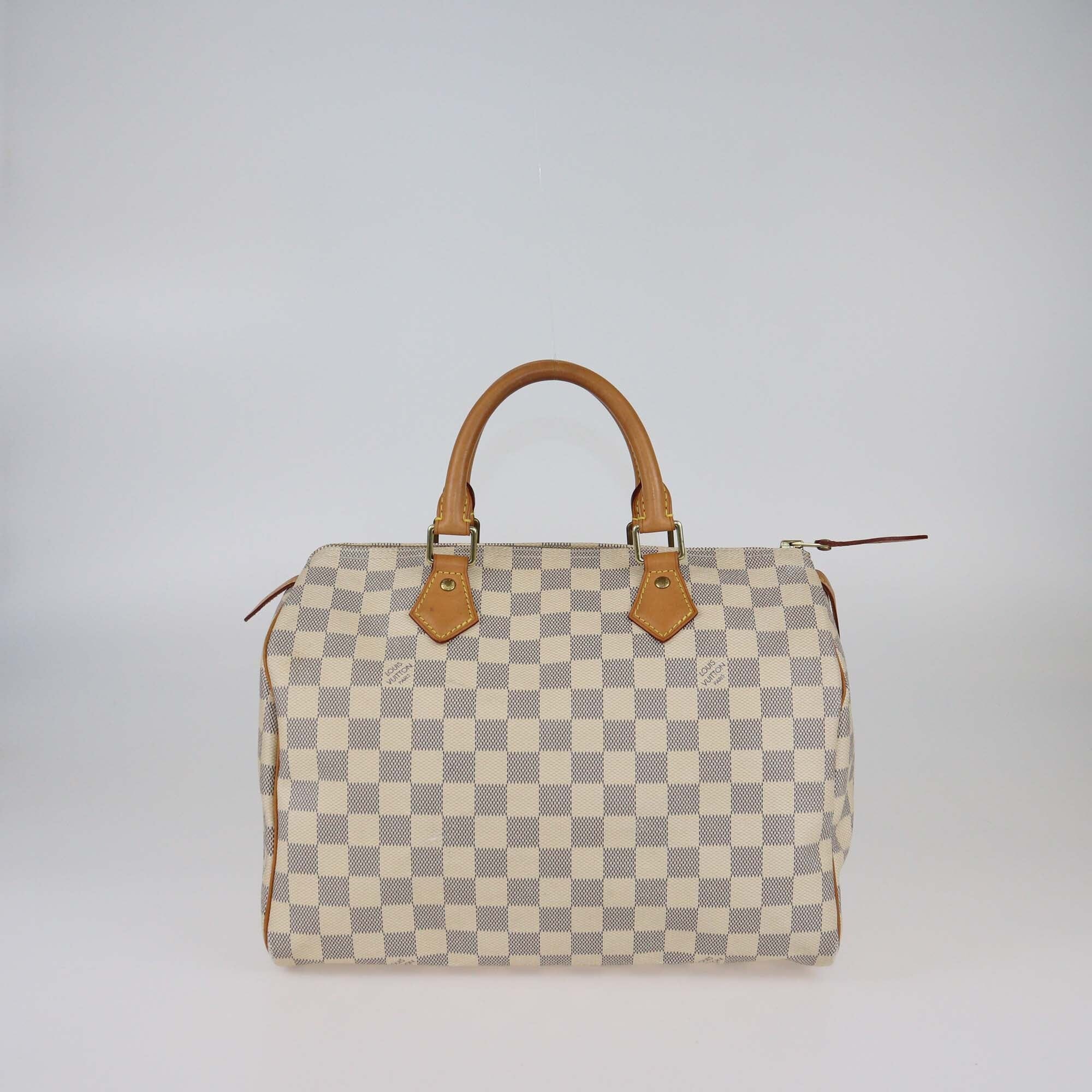 Louis Vuitton Damier Azur Speedy 30 Womens Louis Vuitton 