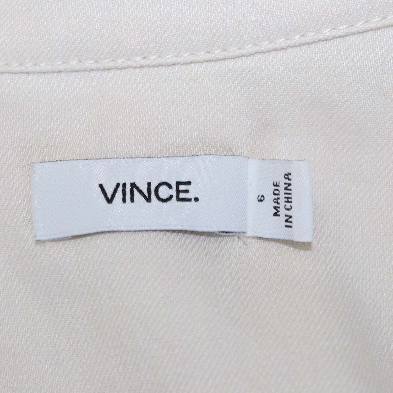 Vince Ivory Blend Linen Sleeveless Belted Jumpsuit