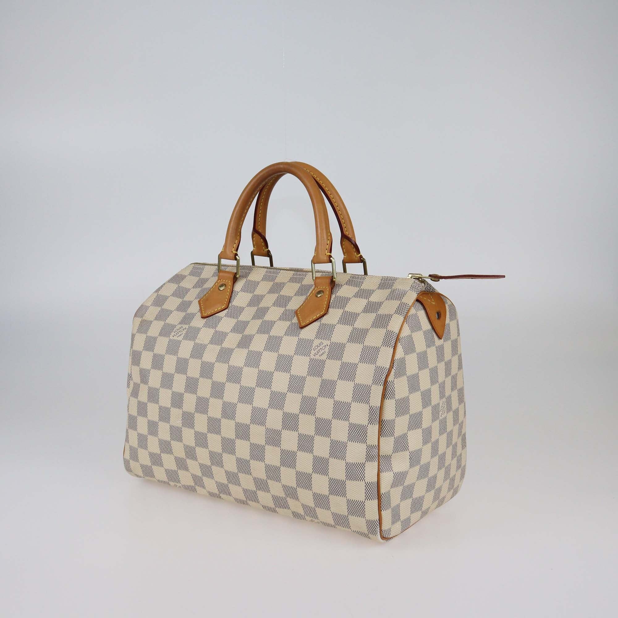 Louis Vuitton Damier Azur Speedy 30 Womens Louis Vuitton 