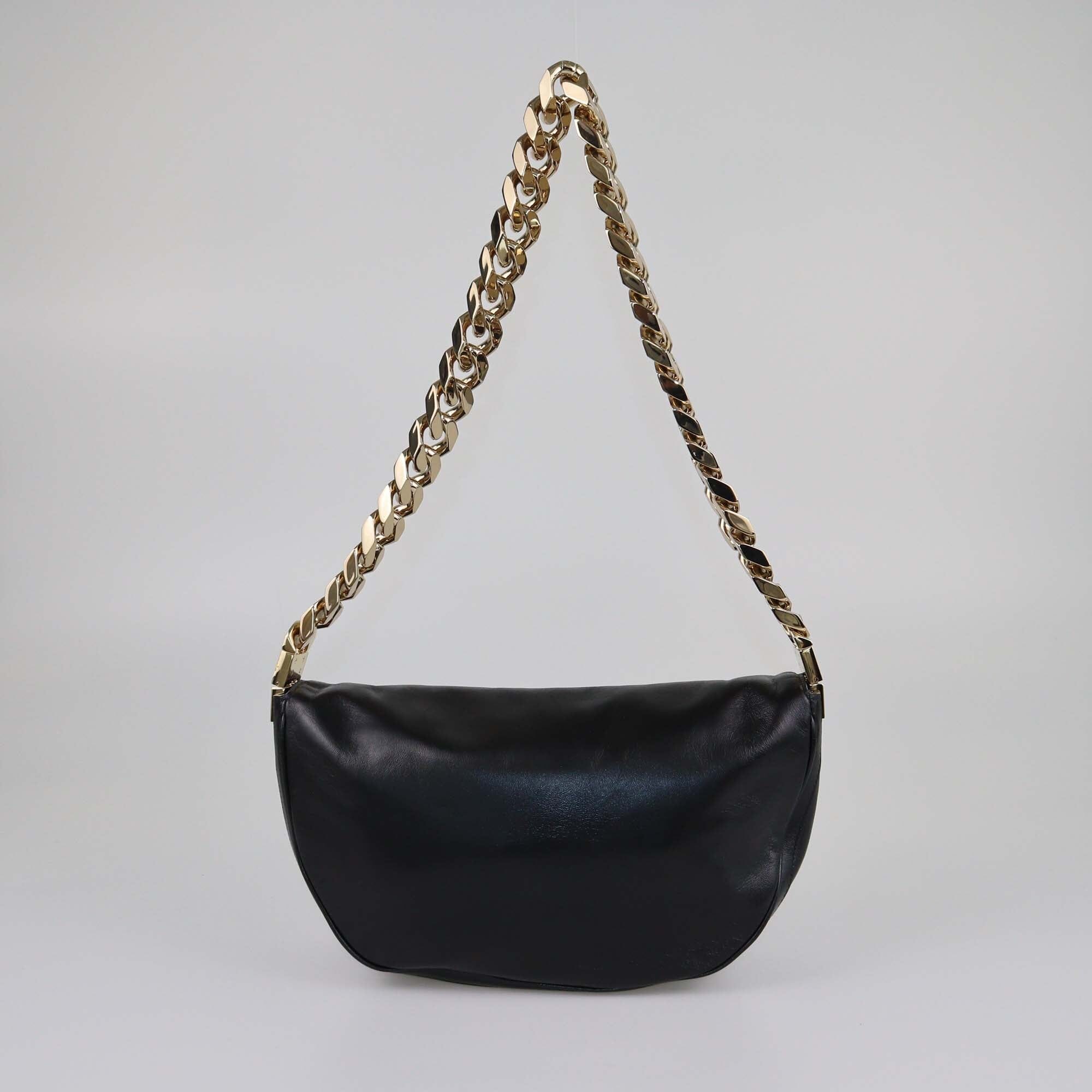 Burberry Black Medium Olympia Chain Shoulder Bag Womens Burberry 