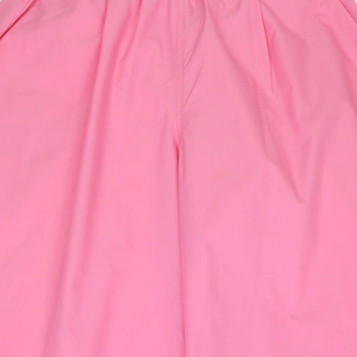 Fendi Kids Pink Blend Cotton FF Elastic Waist Wide Leg Pants