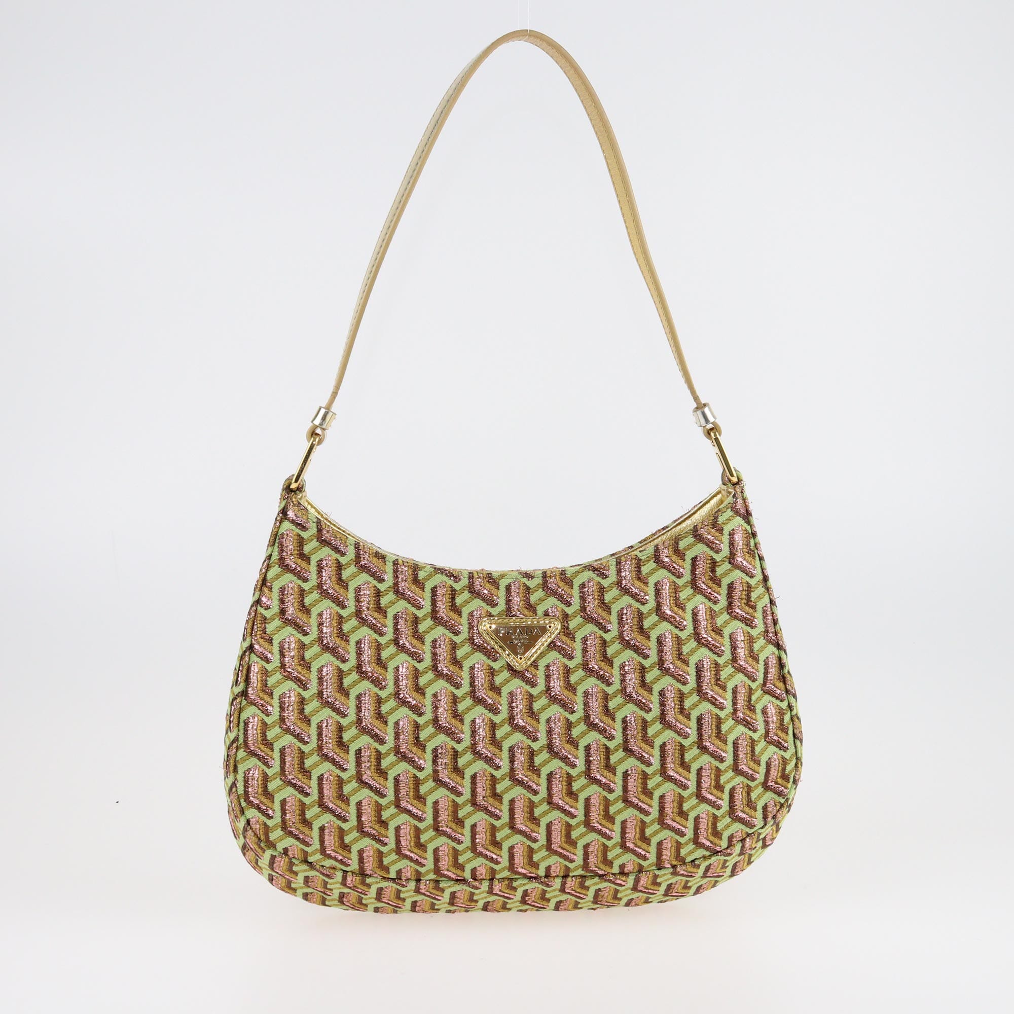 Metallic Multicolor Cleo Bag Bags Prada 