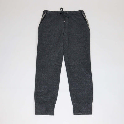Brunello Cucinelli Grey Cotton Blended Beaded Pocket Joggers Pants