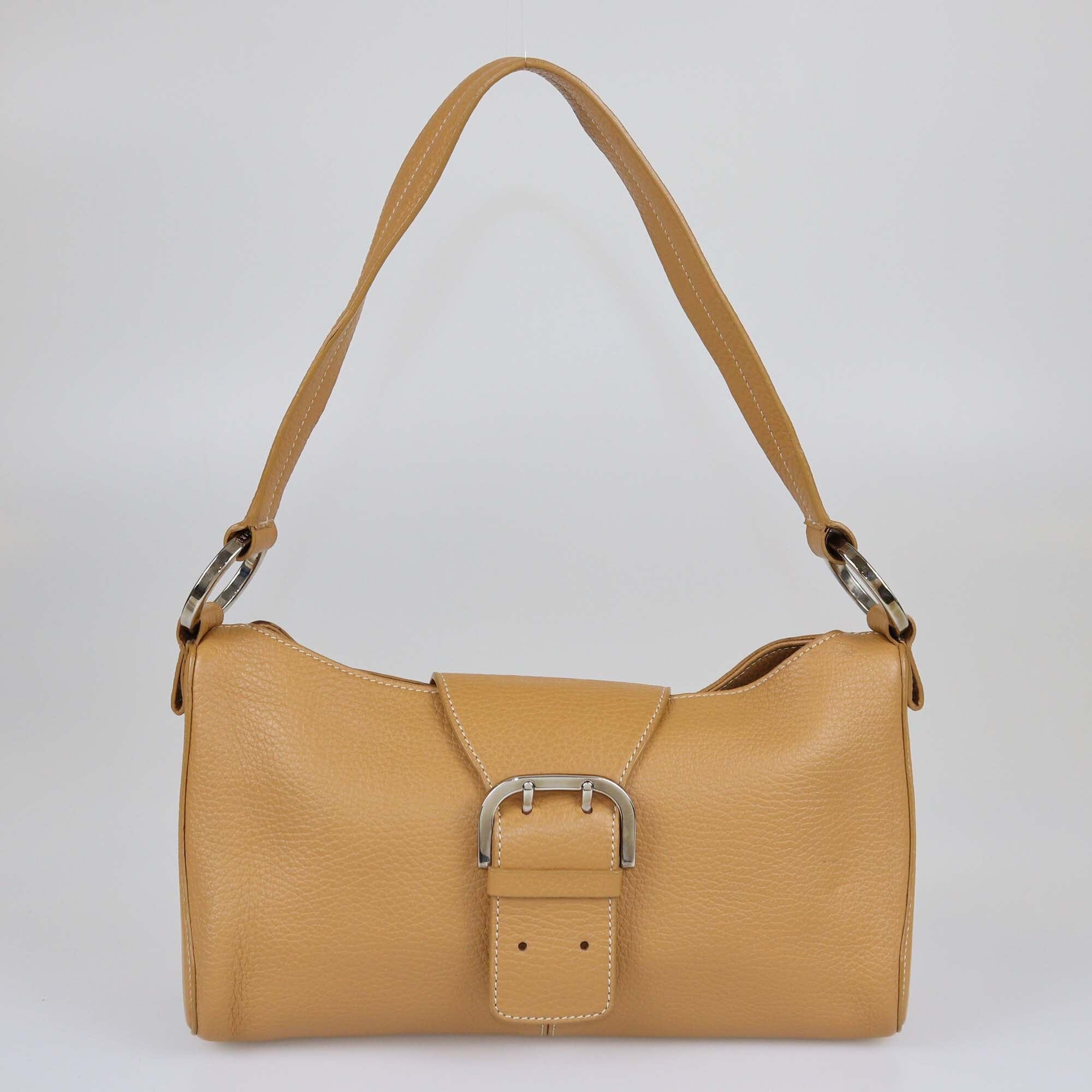 Tod's Tan Buckle Detail Shoulder Bag Bags Tod's 