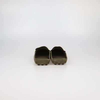 Hermes Vert Toundra Suede Icaro Mules