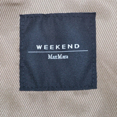 Weekend Max Mara Beige Wool Belted Trench Coat