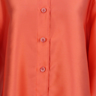 Marques Almeida Orange Polyester Oversized Shirt