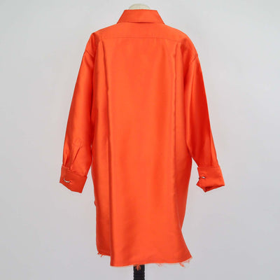 Marques Almeida Orange Polyester Oversized Shirt