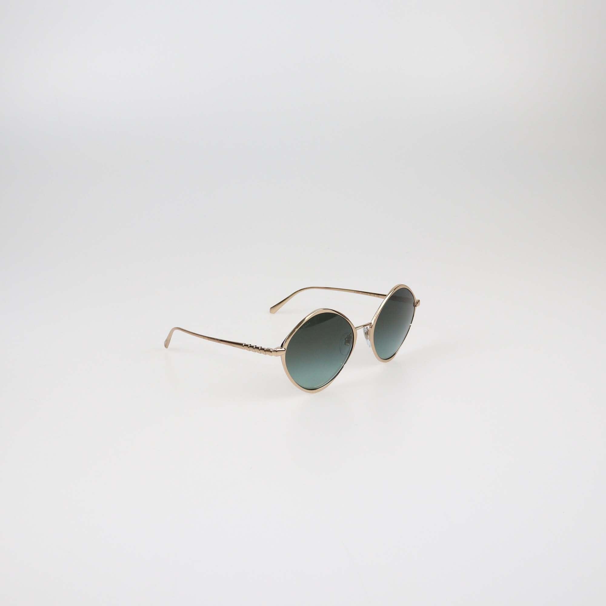 Bvlgari Gold/Green Gradient Sunglasses Womens Bvlgari 