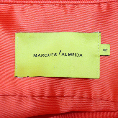 Marques Almeida Orange Polyester Oversized Shirt