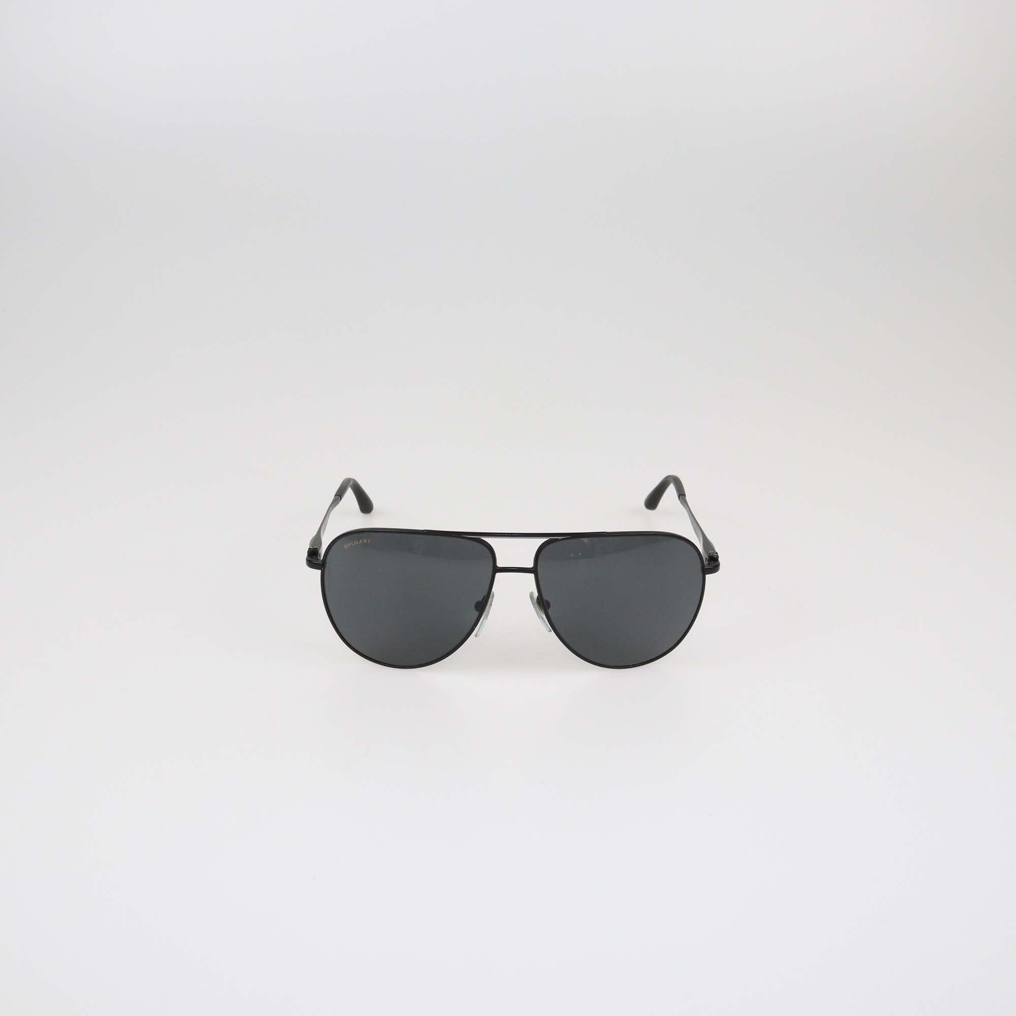 Bvlgari Black Aviator Sunglasses Womens Bvlgari 