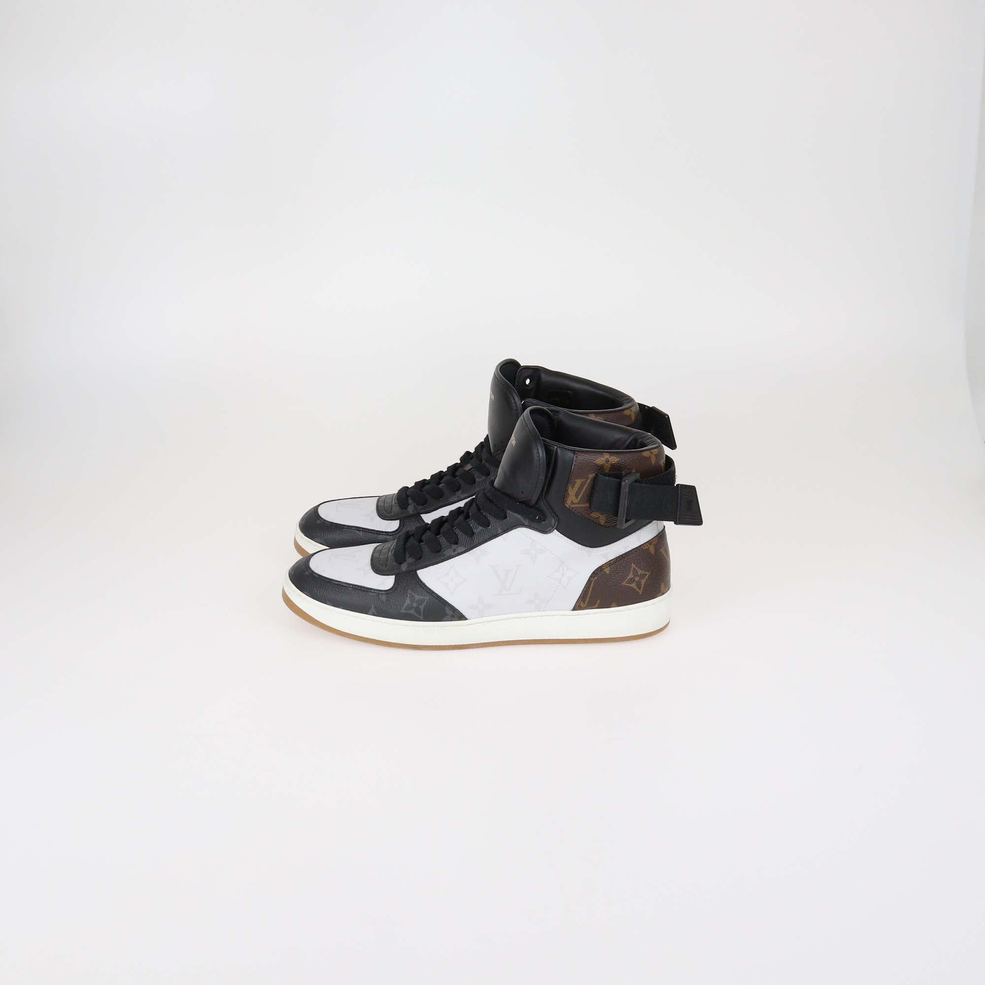 Louis Vuitton Tricolor Monogram Canvas Rivoli High Top Sneakers
