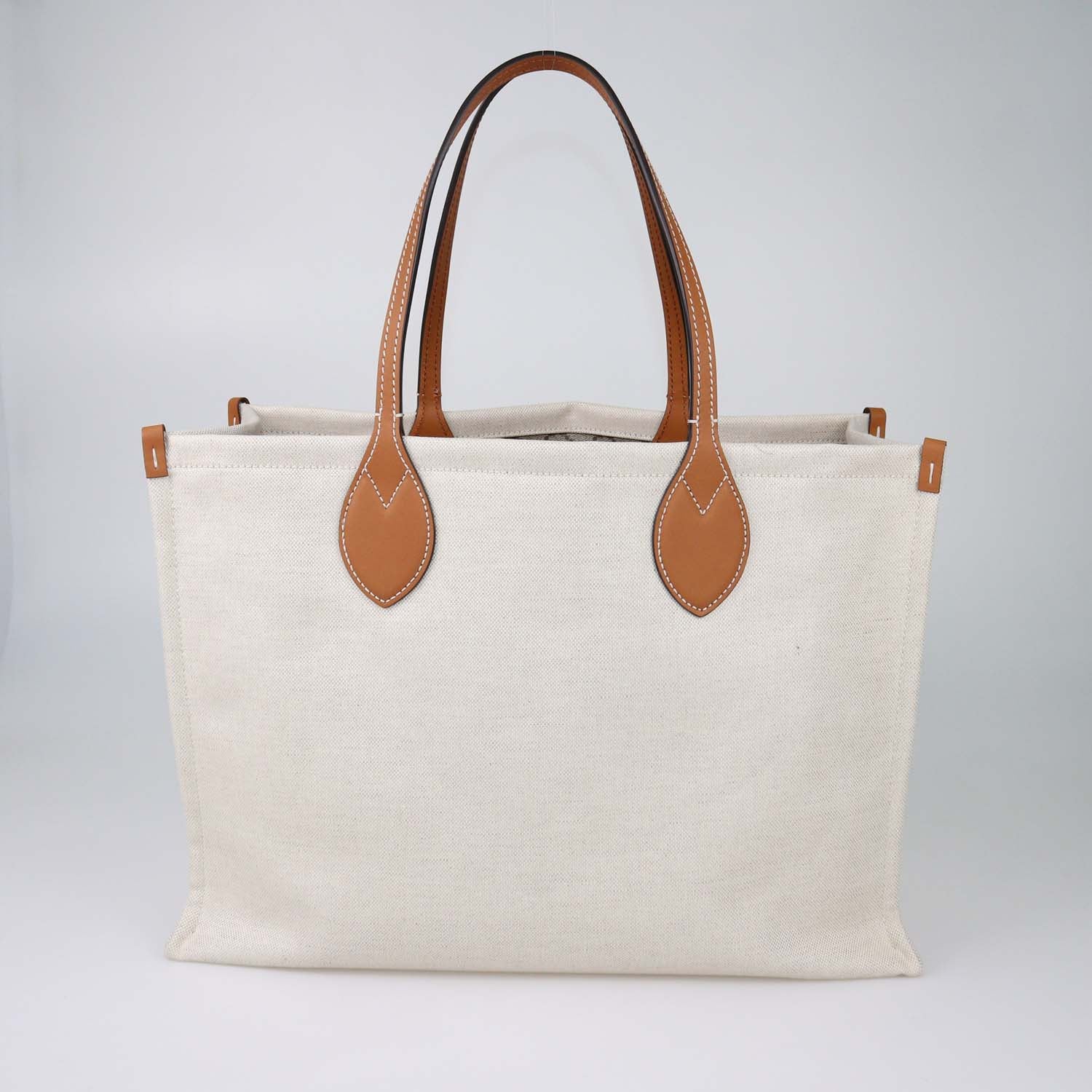 Gucci Beige/Tan Canvas Logo Print Tote