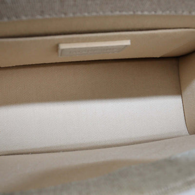 Jacquemus Beige Canvas Grand Le Chiquito Top Handle Bag