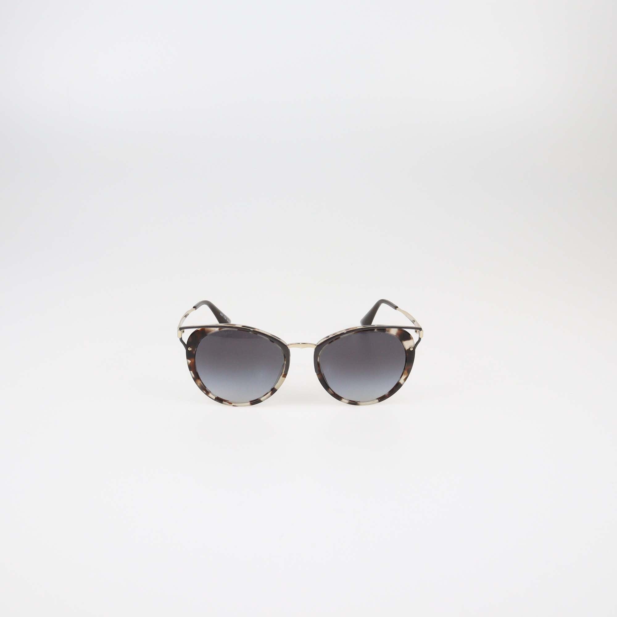 Prada Tortoise/Burgundy Gradient Cat Eye Sunglasses Womens Prada 