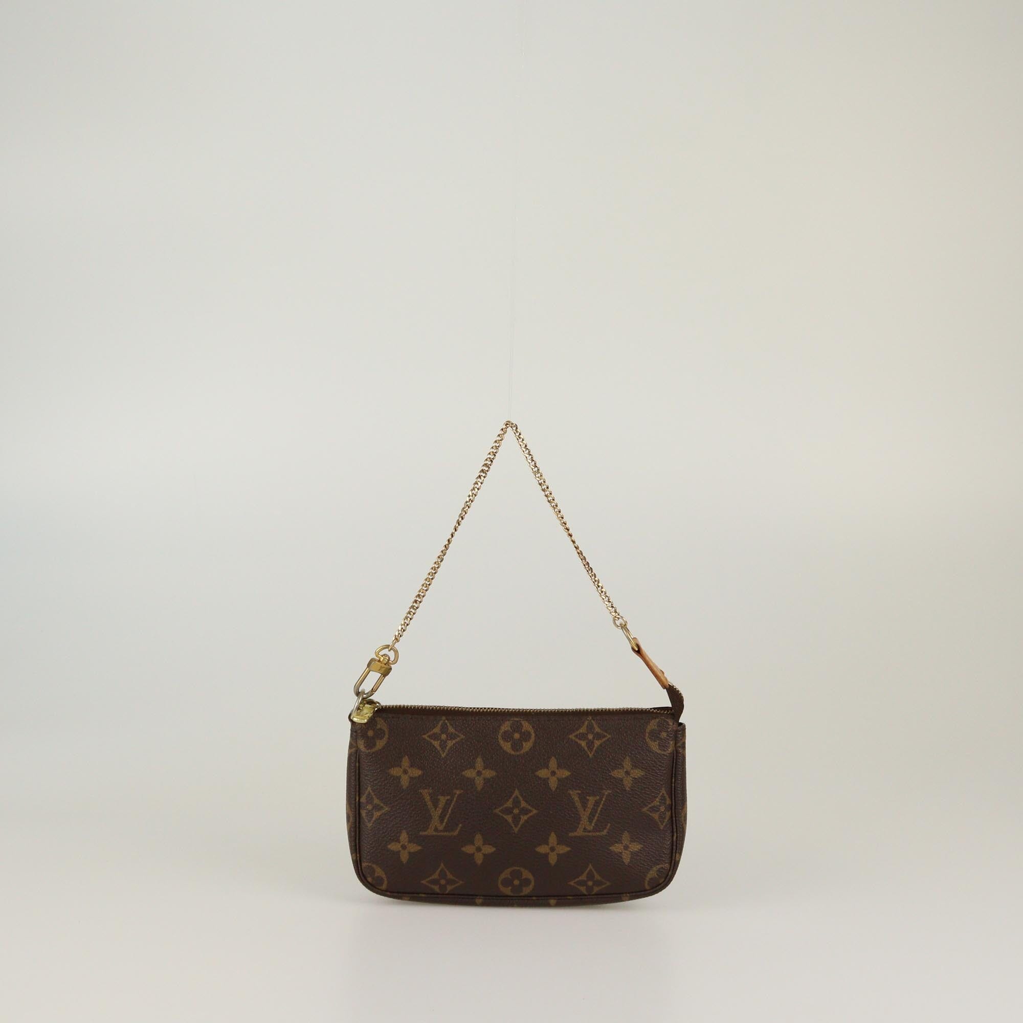 Louis Vuitton Monogram Mini Pochette Accessoires Womens Louis Vuitton 
