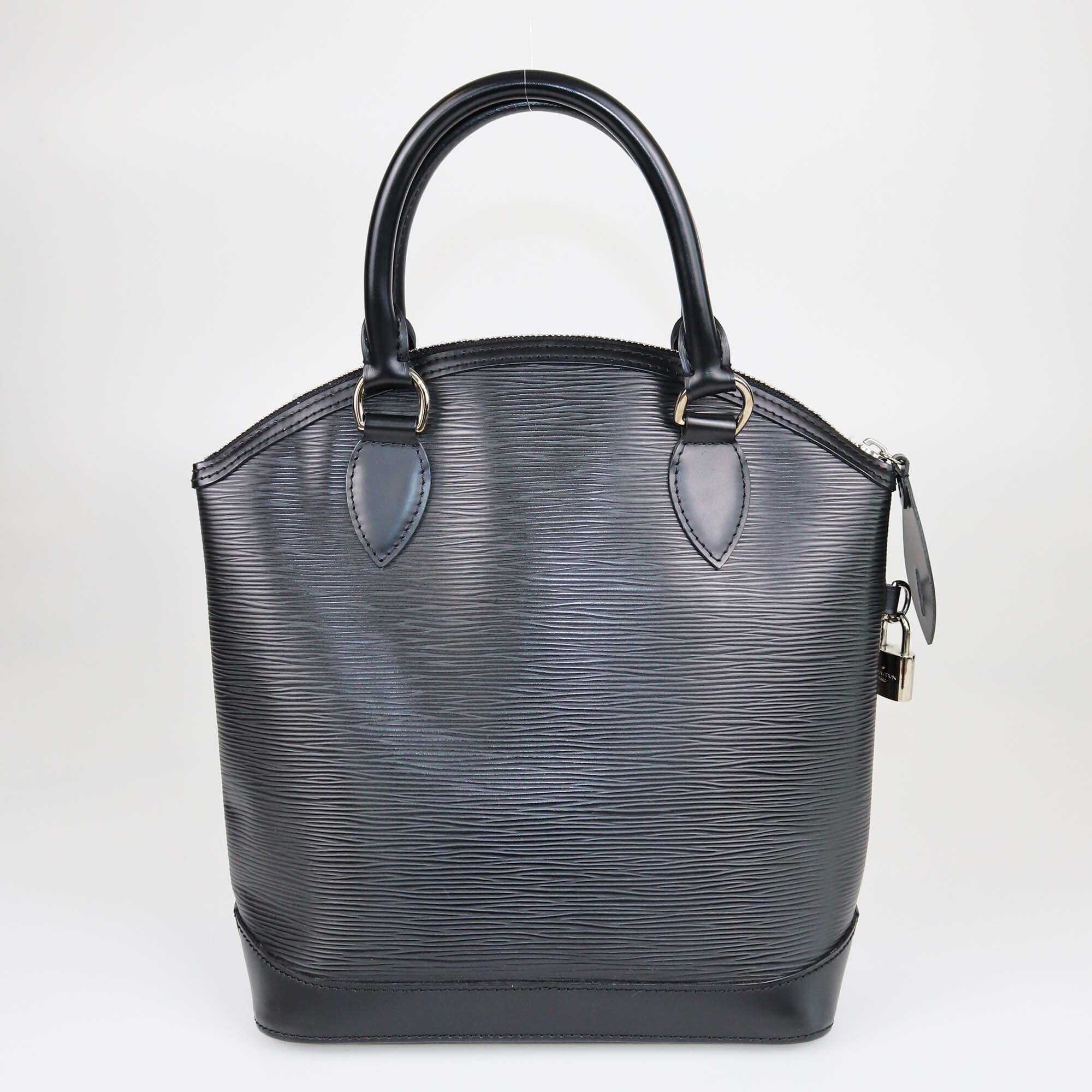 Louis Vuitton Black Epi Lockit PM Bag Womens Louis Vuitton 