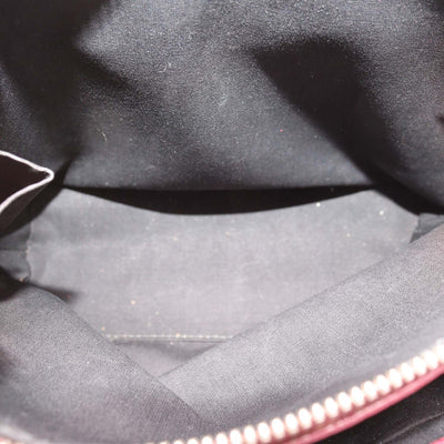 Balenciaga Burgundy Leather Mini Le Dix Top Handle Bag