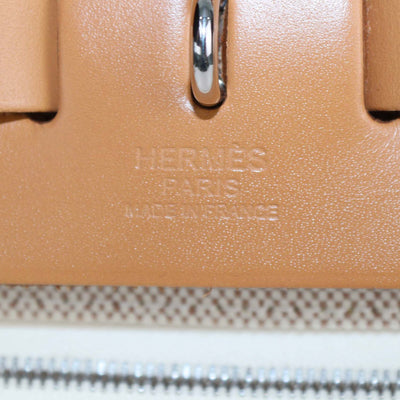 Hermes Beige/Naturel Canvas and Vache Leather Brides de Gala Herbag Zip 31 Bag