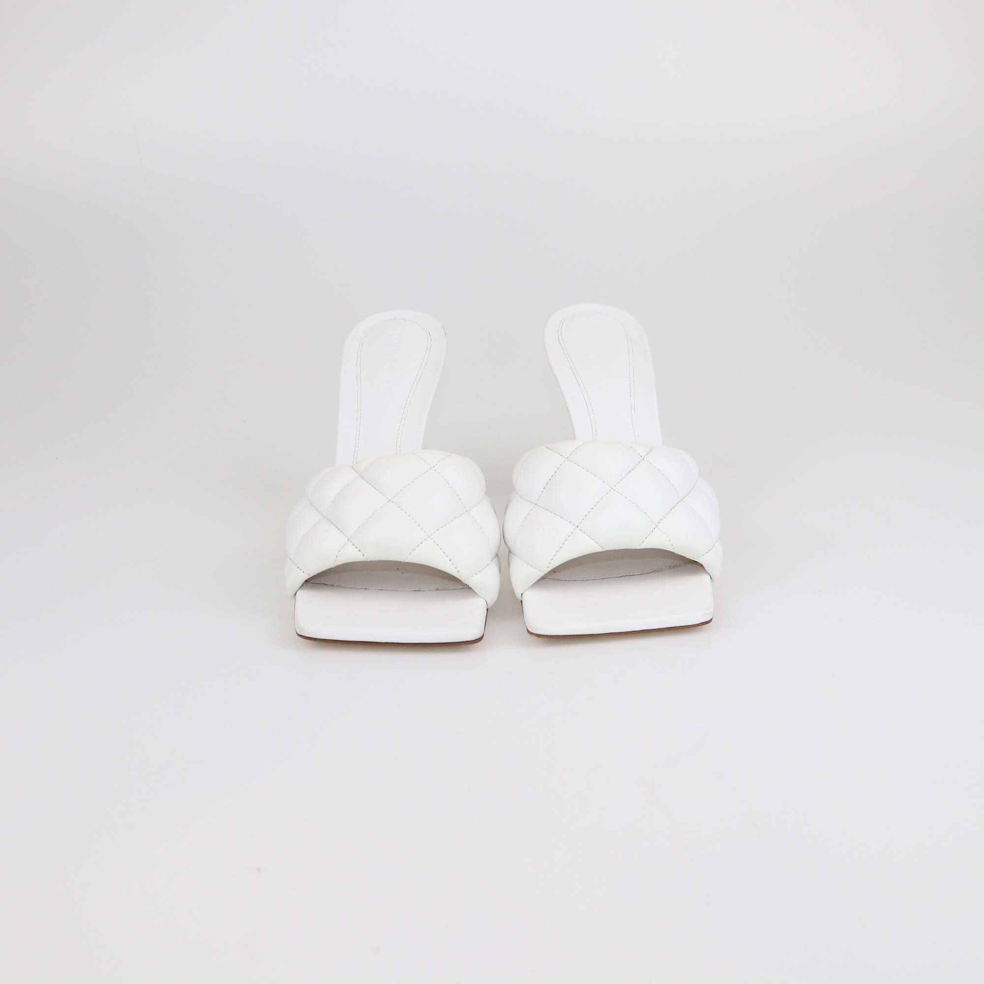 Bottega Veneta Offwhite Lido Slide Sandals - Main Image
