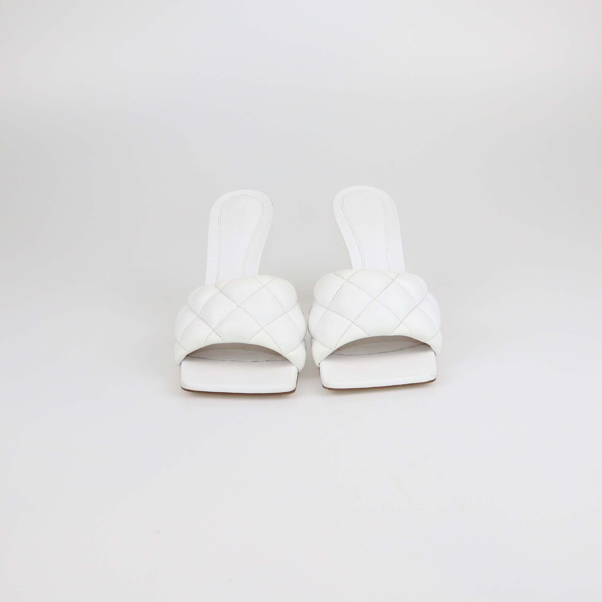 Bottega Veneta Offwhite Lido Slide Sandals Womens Bottega Veneta 