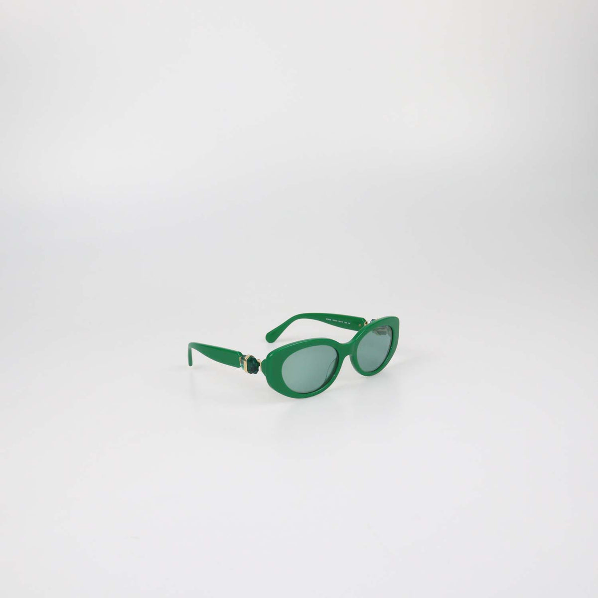 Swarovski Green Cat Eye Sunglasses
