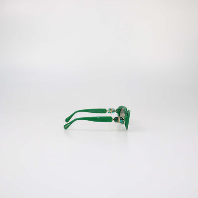 Swarovski Green Cat Eye Sunglasses