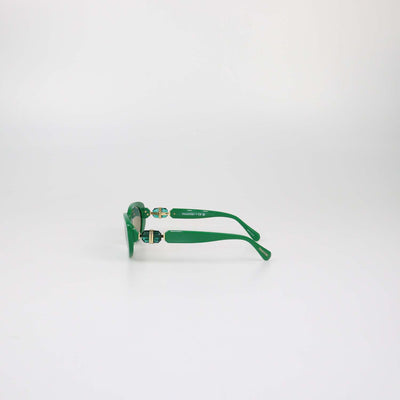 Swarovski Green Cat Eye Sunglasses