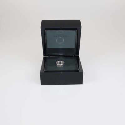 Bvlgari 18K White Gold Diamond B.Zero1 One Band Ring Size 52