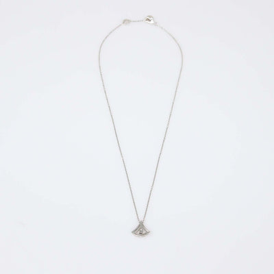 Bvlgari Diva's Dream 18K White Gold Diamond Pendant Necklace