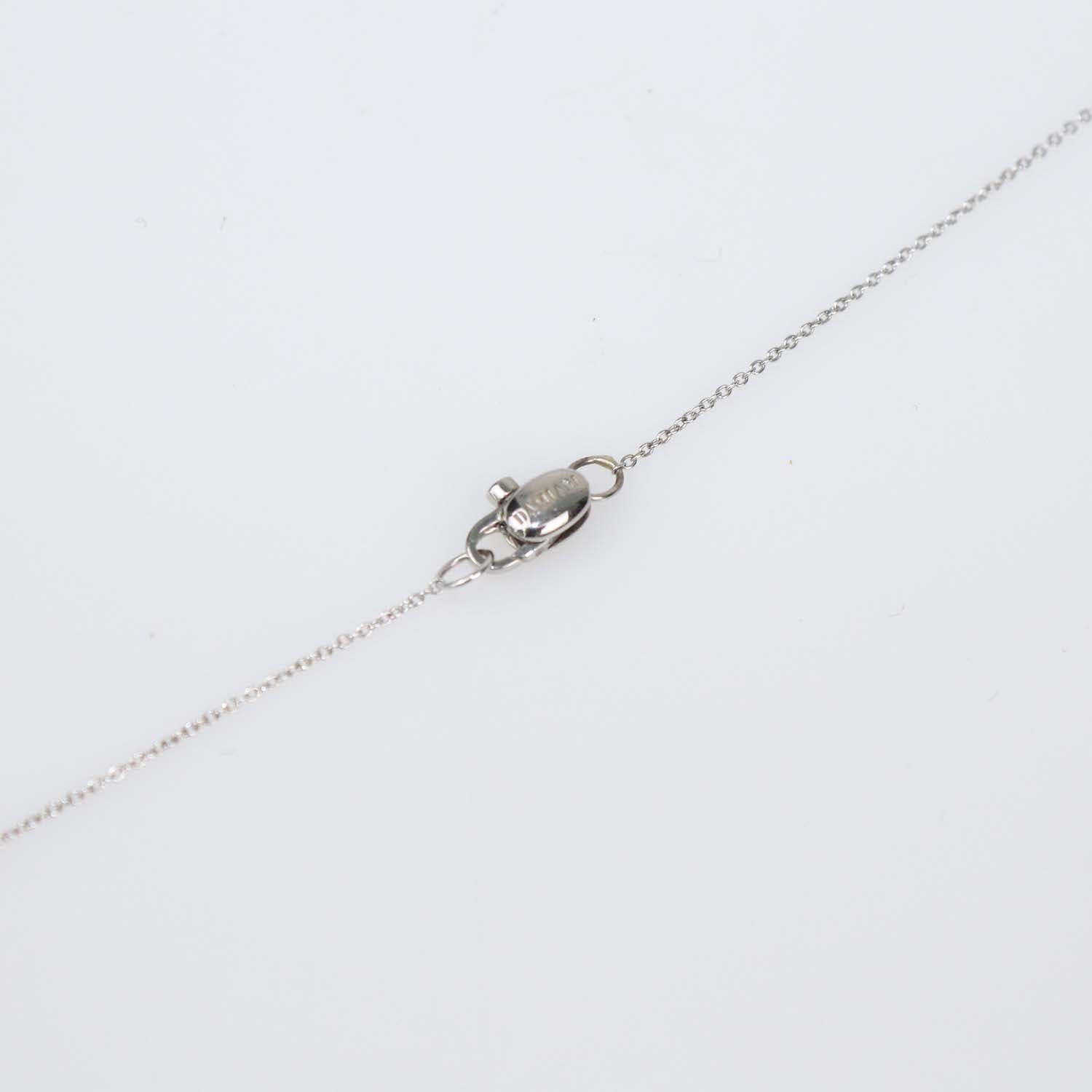 Damiani 18K White Gold Infinity Diamond Pendant Necklace