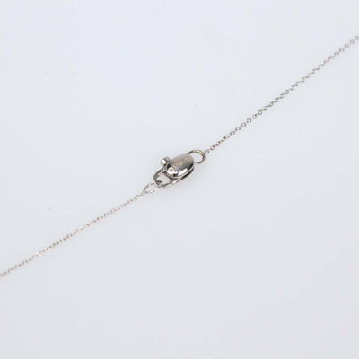 Damiani 18K White Gold Infinity Diamond Pendant Necklace