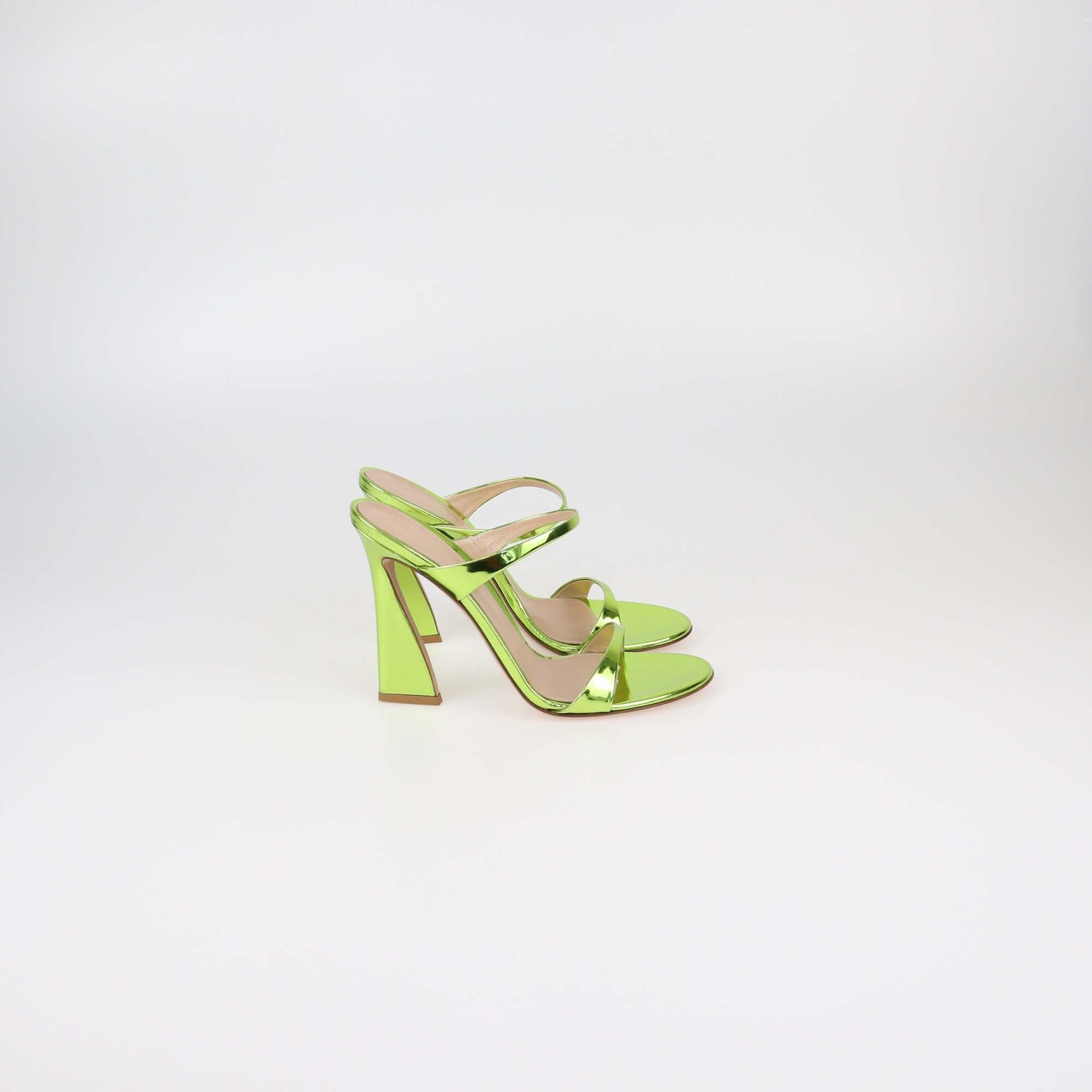 Gianvito Rossi Metal Kiwi Aure Sandals Womens Gianvito Rossi 