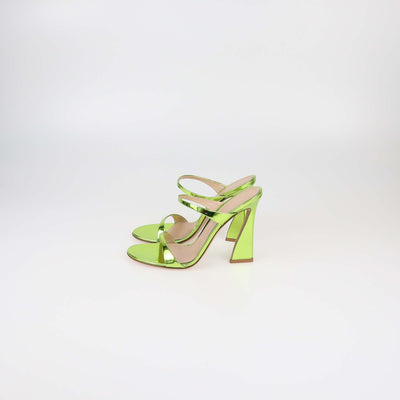 Gianvito Rossi Metal Kiwi Aure Sandals Womens Gianvito Rossi 