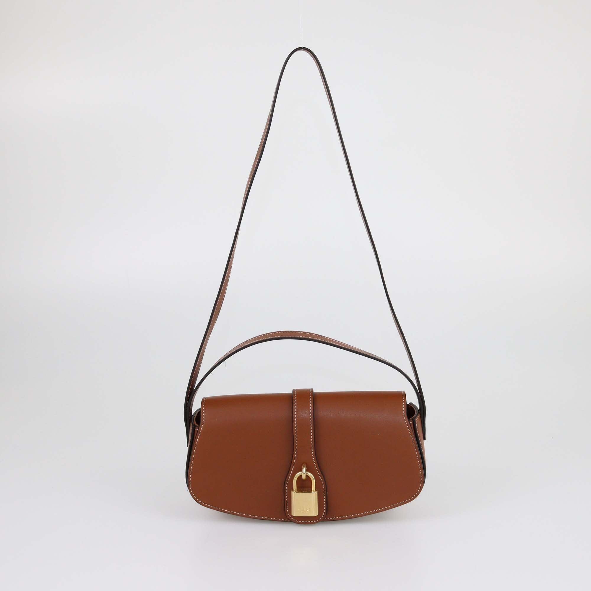 Celine Brown Tabou Clutch On Strap Womens Celine 