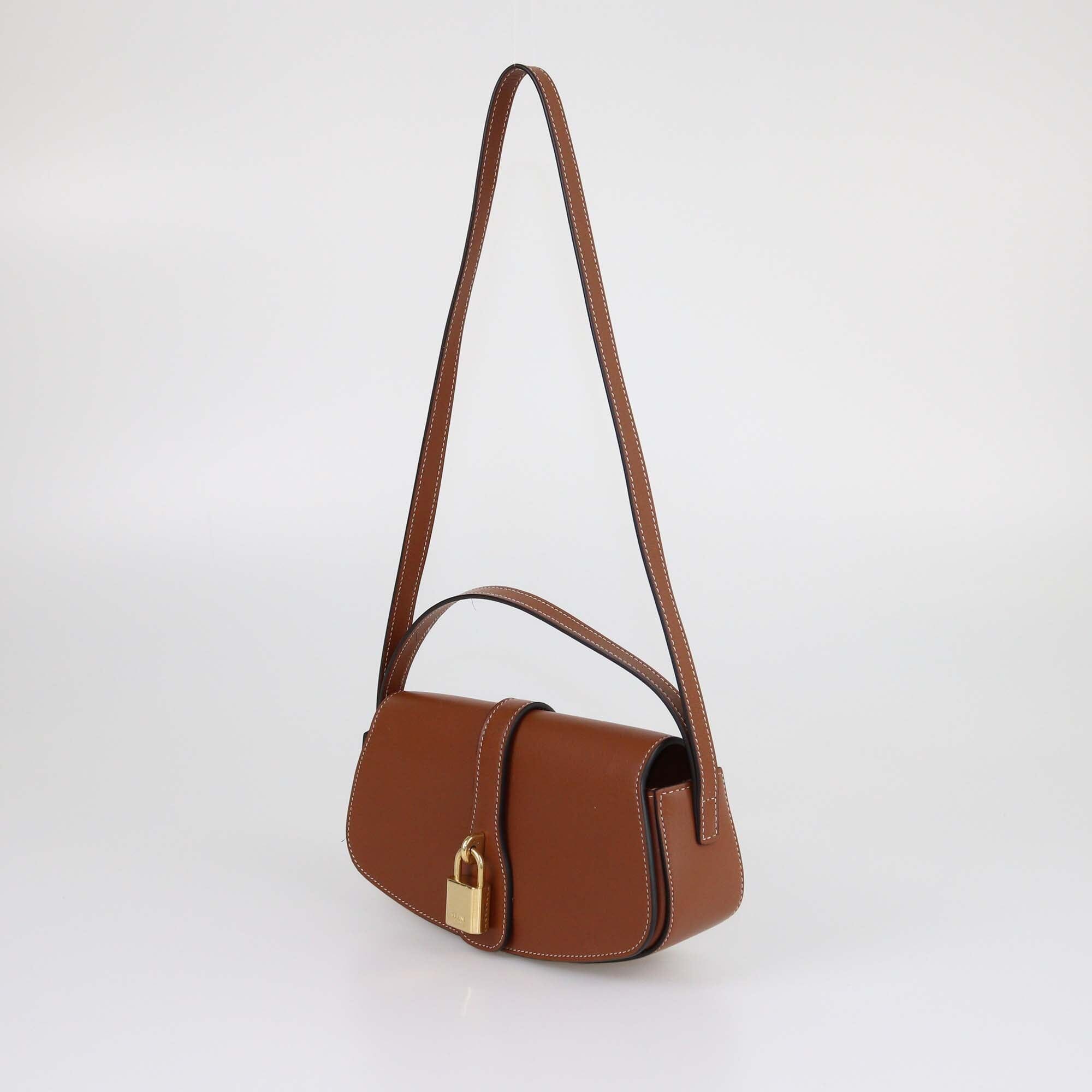 Celine Brown Tabou Clutch On Strap Womens Celine 