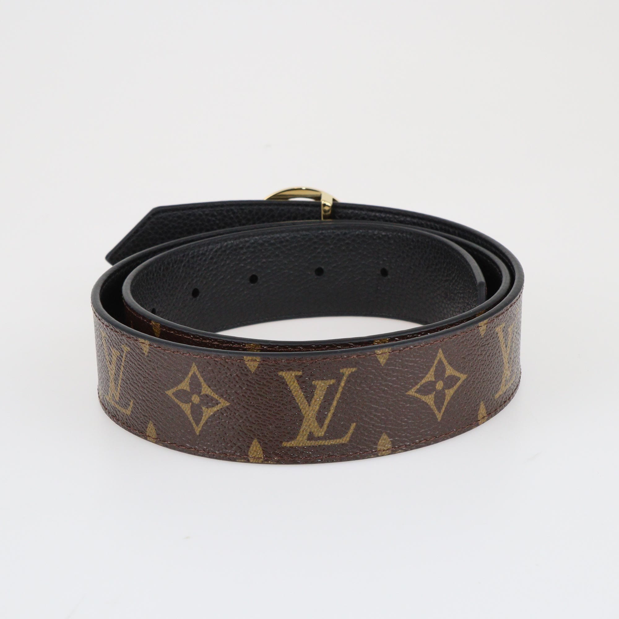 Monogram LV Circle Reversible Belt Belts Louis Vuitton 